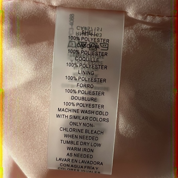 NEW Vince Camuto Floral Colorblock Smocked Waist Long Sleeve Dress Size 18 - Picture 9 of 9